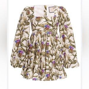 RARE NWT thistle print